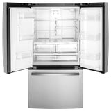 GE 25.6-cu ft French Door Refrigerator with Ice Maker (Fingerprint-Resistant Stainless Steel) ENERGY STAR