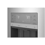 Frigidaire Standard-Depth 26.3-cu ft 4 -Door 36-in Wide French Door Refrigerator with Ice Maker with Water