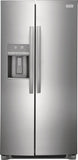 Frigidaire Gallery 22.3-cu ft Counter-depth Side-by-Side Refrigerator with Ice Maker, Water and Ice Dispenser (Fingerprint Resistant Stainless Steel) ENERGY STAR