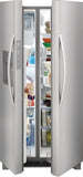 Frigidaire 22.3-cu ft Side-by-Side Refrigerator with Ice Maker, Water and Ice Dispenser (Stainless Steel) ENERGY STAR