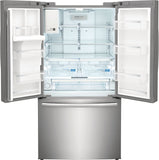 Frigidaire Gallery 27.8-cu ft French Door Refrigerator with Dual Ice Maker, Water and Ice Dispenser (Fingerprint Resistant Stainless Steel) ENERGY STAR