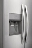Frigidaire 22.3-cu ft Side-by-Side Refrigerator with Ice Maker, Water and Ice Dispenser (Stainless Steel) ENERGY STAR