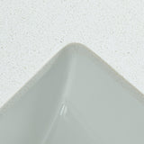 allen + roth Meridian 61-in x 22-in White/polished Engineered Marble Undermount Double Sink Widespread Faucet Mount Bathroom Vanity Top
