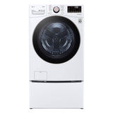 LG TurboWash 360 4.5-cu ft High Efficiency Stackable Steam Cycle Smart Front-Load Washer (White) ENERGY STAR
