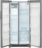 Frigidaire 22.3-cu ft Side-by-Side Refrigerator with Ice Maker, Water and Ice Dispenser (Stainless Steel) ENERGY STAR
