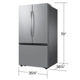 Samsung Mega Capacity 31.5-cu ft Smart French Door Refrigerator with Dual Ice Maker and Water Dispenser (Fingerprint Resistant Stainless Steel) ENERGY STAR