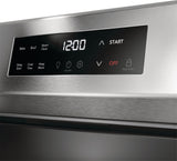 Frigidaire 30-in 5 Burners 5.1-cu ft Steam Cleaning Freestanding Natural Gas Range (Fingerprint Resistant Stainless Steel)