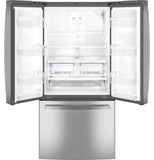 GE 24.8-cu ft French Door Refrigerator with Ice Maker and Water dispenser (Stainless Steel) ENERGY STAR