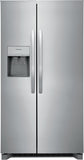 Frigidaire 25.6-cu ft Side-by-Side Refrigerator with Ice Maker, Water and Ice Dispenser (Fingerprint Resistant Stainless Steel) ENERGY STAR