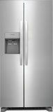 Frigidaire 22.3-cu ft Side-by-Side Refrigerator with Ice Maker, Water and Ice Dispenser (Stainless Steel) ENERGY STAR