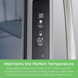 Kenmore Counter-depth 20.3-cu ft French Door Refrigerator with Ice Maker (Stainless Steel) ENERGY STAR