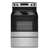 Amana 30-in 4 Burners 4.8-cu ft Freestanding Electric Range (Stainless Steel)