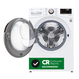 LG TurboWash 360 4.5-cu ft High Efficiency Stackable Steam Cycle Smart Front-Load Washer (White) ENERGY STAR