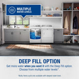 Maytag Deep Fill 4.5-cu ft High Efficiency Agitator Top-Load Washer (White)