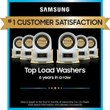 Samsung 5.5-cu ft High Efficiency Impeller Smart Top-Load Washer (Ivory) ENERGY STAR