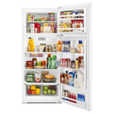 Whirlpool Flexible Storage Bin 17.6-cu ft Top-Freezer Refrigerator (White)