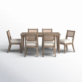 Landeros Rectangular 35'' L x 65'' W Dining Set