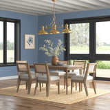 Landeros Rectangular 35'' L x 65'' W Dining Set