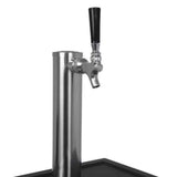 Single Tap 18 in. 1/6 Barrel Beer Keg Dispenser in Stainless Steel