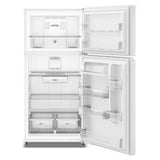 Whirlpool 19.3-cu ft Standard-Depth 30-in Wide Top-Freezer Refrigerator ( White ) Garage Ready ENERGY