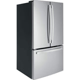 GE 27 cu. ft. French Door Refrigerator in Fingerprint Resistant Stainless with Internal Dispenser, ENERGY STAR