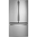 GE 27 cu. ft. French Door Refrigerator in Fingerprint Resistant Stainless with Internal Dispenser, ENERGY STAR