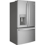 GE Profile 22.1 cu. ft. French Door Refrigerator with Hands-Free Autofill in Stainless Steel, Counter Depth