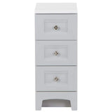 Delridge 12 in. Single Sink Pearl Gray Bath Vanity with White Cultured Marble Top (Assembled)