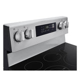 LG 30 in. 6.3 cu. ft. Smart Wi-Fi Enabled Fan Convection Electric Range Oven with AirFry and EasyClean in Stainless Steel