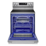 LG 30 in. 6.3 cu. ft. Smart Wi-Fi Enabled Fan Convection Electric Range Oven with AirFry and EasyClean in Stainless Steel