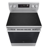 LG 30 in. 6.3 cu. ft. Smart Wi-Fi Enabled Fan Convection Electric Range Oven with AirFry and EasyClean in Stainless Steel