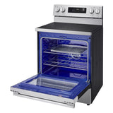 LG 30 in. 6.3 cu. ft. Smart Wi-Fi Enabled Fan Convection Electric Range Oven with AirFry and EasyClean in Stainless Steel