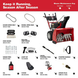 Storm 30 in. 357cc Two-Stage Electric Start Gas Snow Blower with Power Steering and Heated Grips